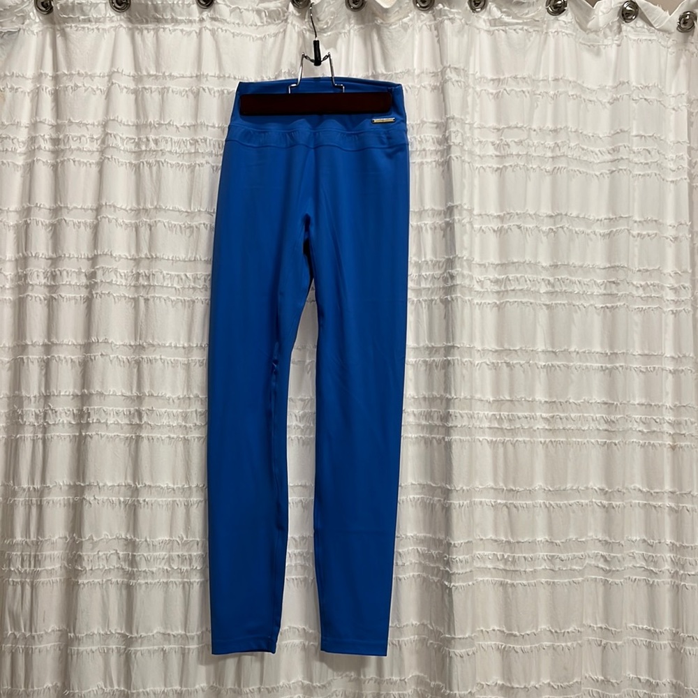 Gymshark newest Whitney Simmons line leggings in bright blue